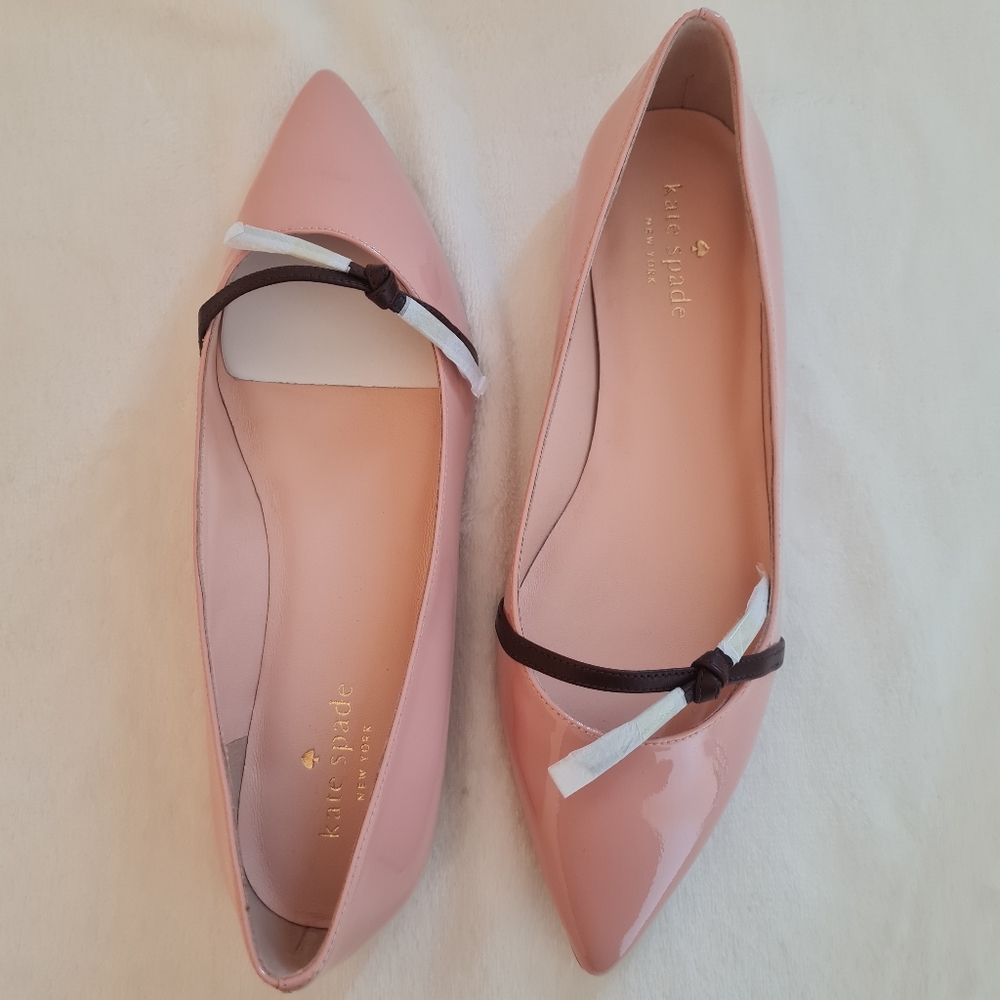 NEW Kate spade DELILAH FLATS IN CONCH💕 - Picture 6 of 11
